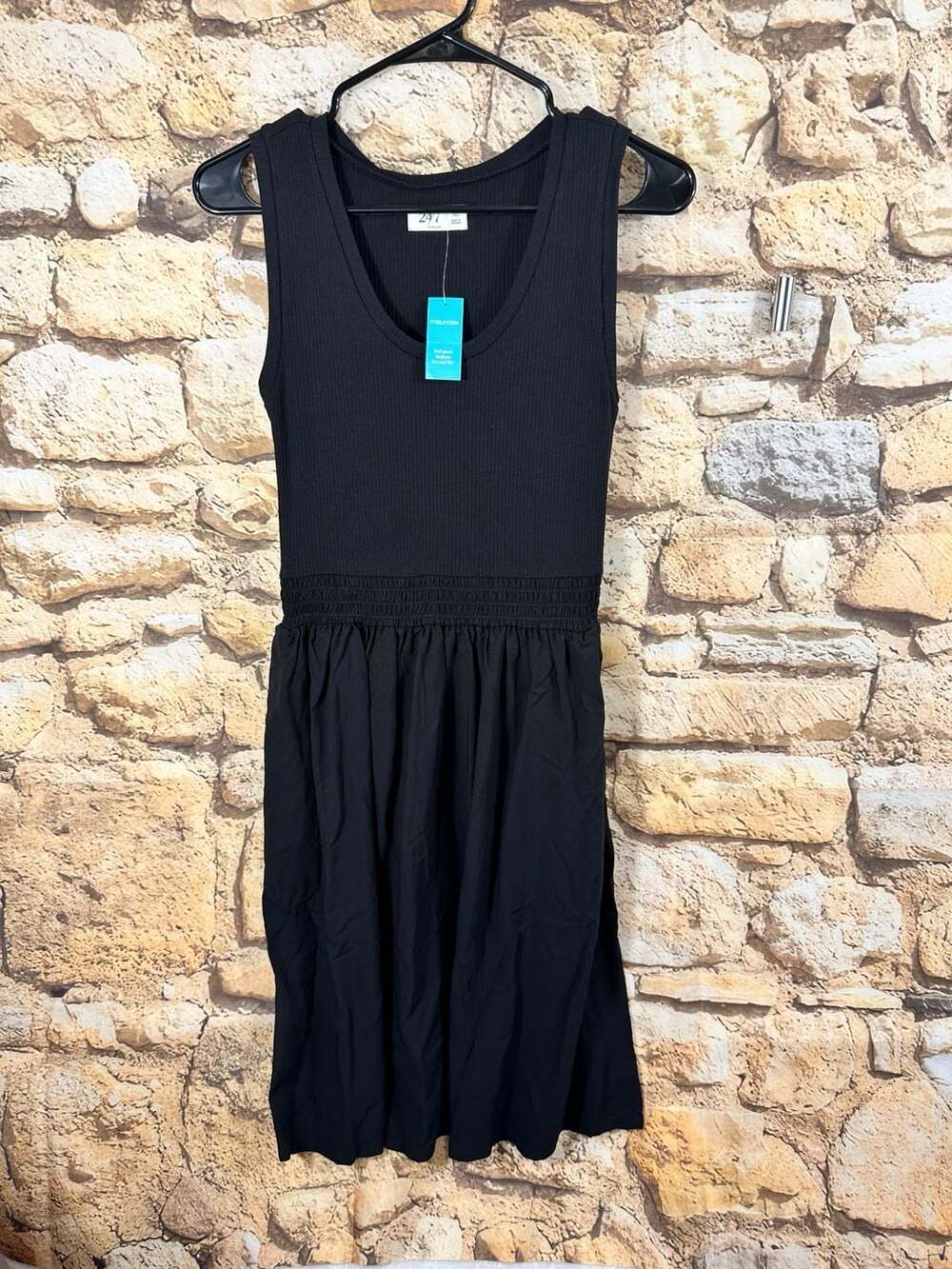 24/7 by maurices 24/7 by maurices Size XS Black Sleeveless Knit Midi Dress